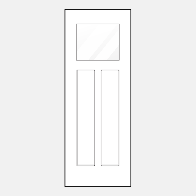 ProVia 8-foot entrance door style 420, example of craftsman style front doors