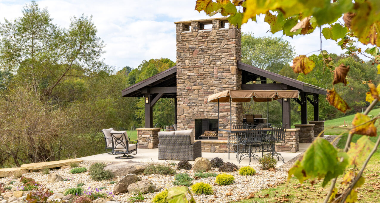 ProVia’s River Rock, Limestone and Fieldstone are among several stone veneer styles for stone fire pits, retaining walls, outdoor kitchens and grill islands.