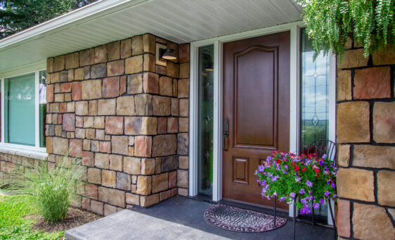 ProVia Natural Cut™ Woodbridge Manufactured Stone home exterior
