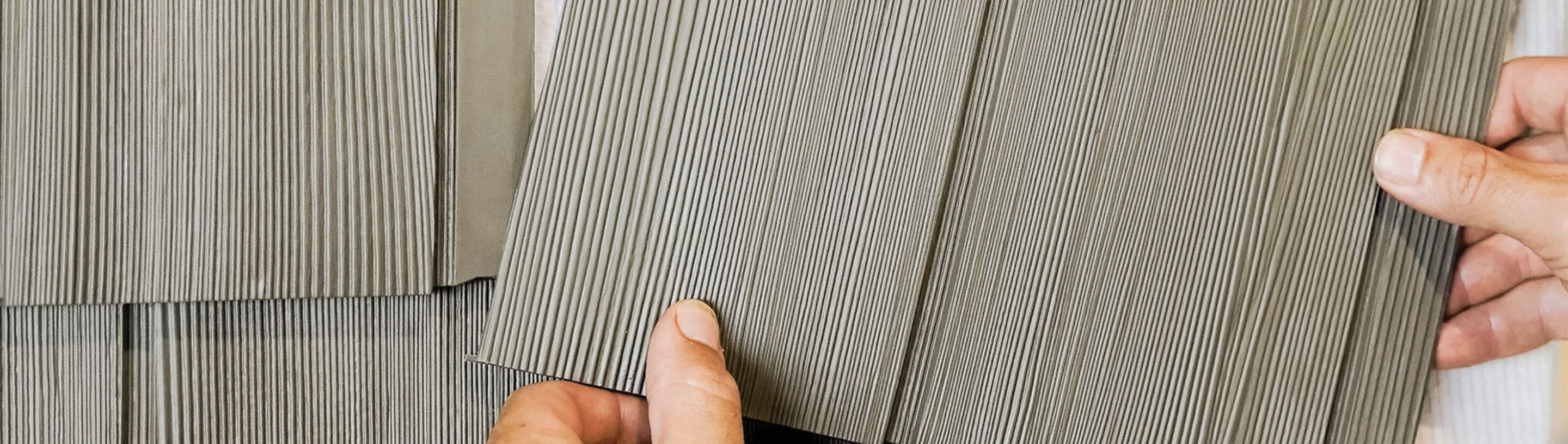 Closeup of Harbor Mill™ Shake and Shingle Siding Being Installed by an installer