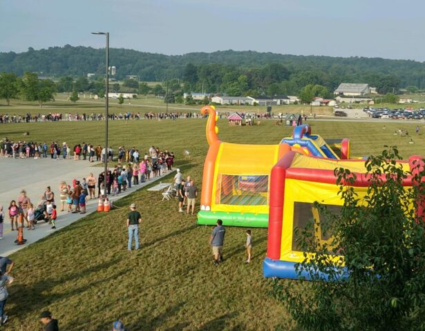 Aerial photo of Prepare for Success event at ProVia's Strasburg facility