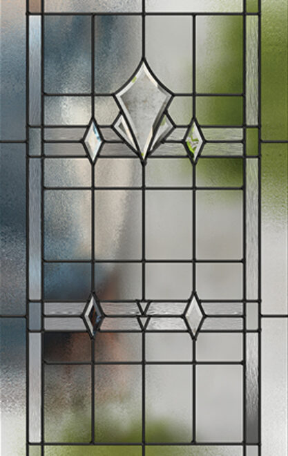 Tranquility decorative front door glass or glass for decorative windows
