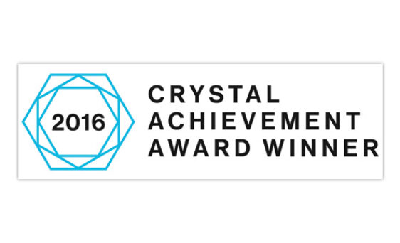 Logo of 2016 Crystal Achievement Award Winner, which ProVia was awarded in 2016