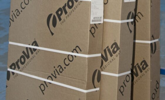 Examples of ProVia's window packaging boxes