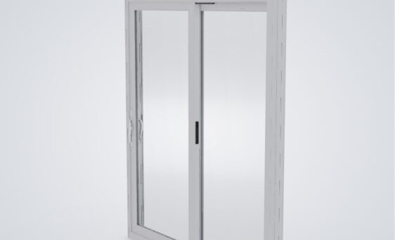 Still image of a 3D ProVia patio door model featured on ProVia patio door technology page