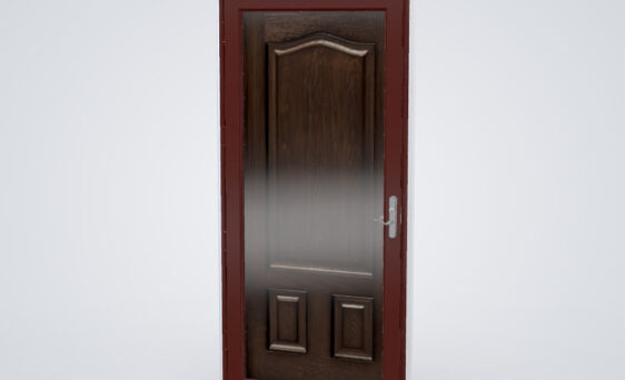 Still image of a 3D ProVia storm door model featured on ProVia storm door technology page