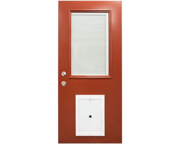 Legacy™ Smooth 430 in Autumn Red with RANGER® Pet Door