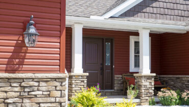 Harvest Red Vinyl Siding