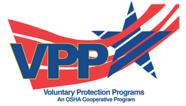 Logo for the Voluntary Protection Program by the Occupational Safety and Health Administration (OSHA)